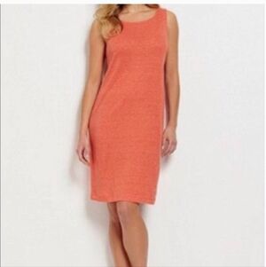 Eileen Fisher Linen Jersey Shift Dress Size Large